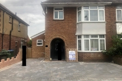 Charcoal-Block-Paving-Driveway-with-New-Walling-and-Fencing-in-Bitterne-Southampton-2