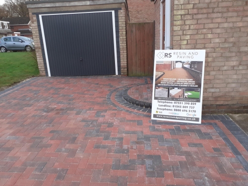 New Block Paving Driveway & Steps – Colchester